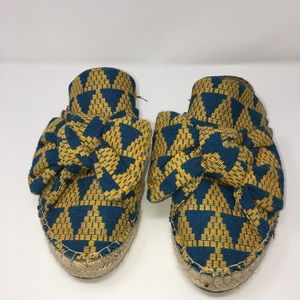 Sam Edelman Bow Slides Molded Cork Sandel 9.5